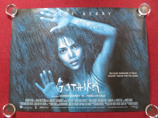 GOTHIKA - B UK QUAD (30"x 40") ROLLED POSTER HALLE BERRY ROBERT DOWNEY JR. 2003 Rendezvous Cinema Movie posters
