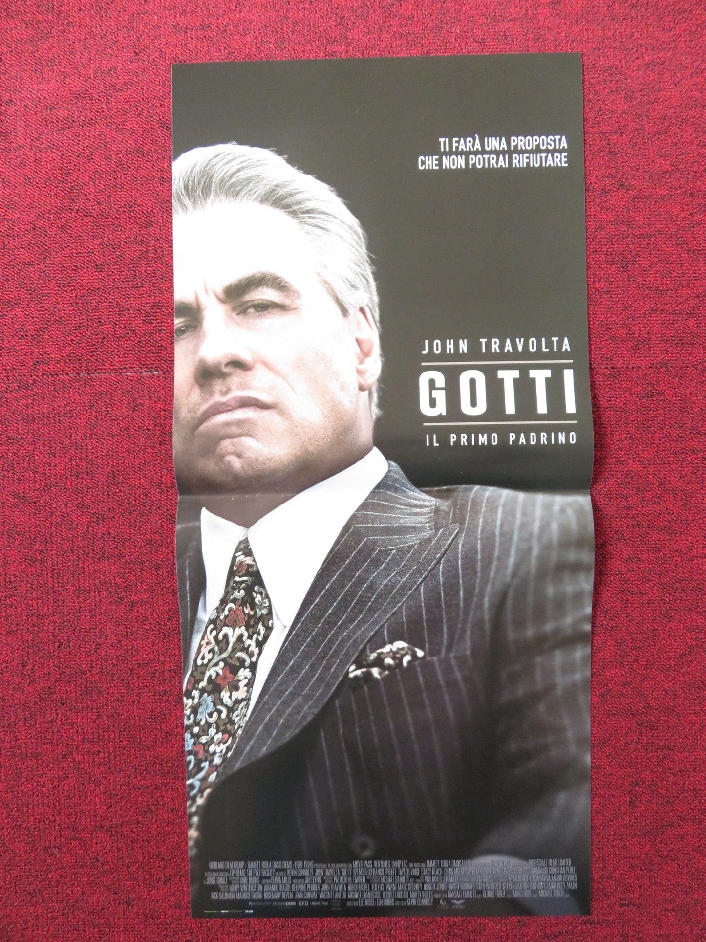GOTTI ITALIAN LOCANDINA POSTER JOHN TRAVOLTA KELLY PRESTON 2018 Rendezvous Cinema Movie posters