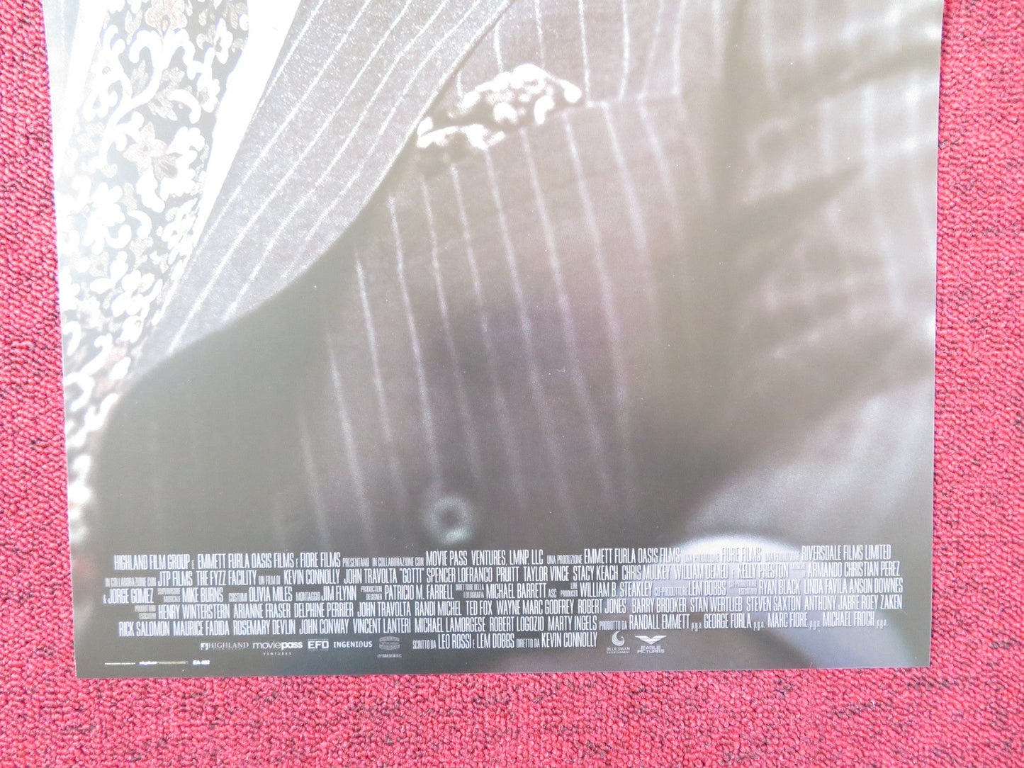 GOTTI ITALIAN LOCANDINA POSTER JOHN TRAVOLTA KELLY PRESTON 2018 Rendezvous Cinema Movie posters