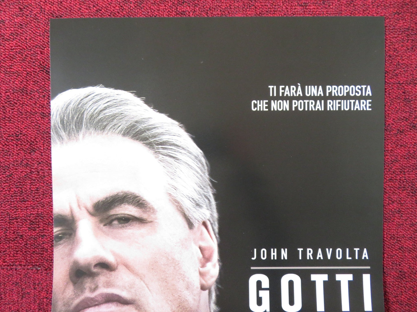 GOTTI ITALIAN LOCANDINA POSTER JOHN TRAVOLTA KELLY PRESTON 2018 Rendezvous Cinema Movie posters