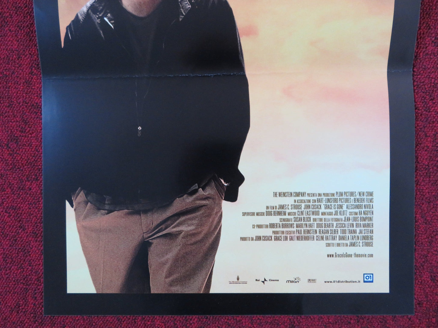 GRACE IS GONE ITALIAN LOCANDINA POSTER JOHN CUSACK EMILY CHURCHILL 2007 Rendezvous Cinema Movie posters