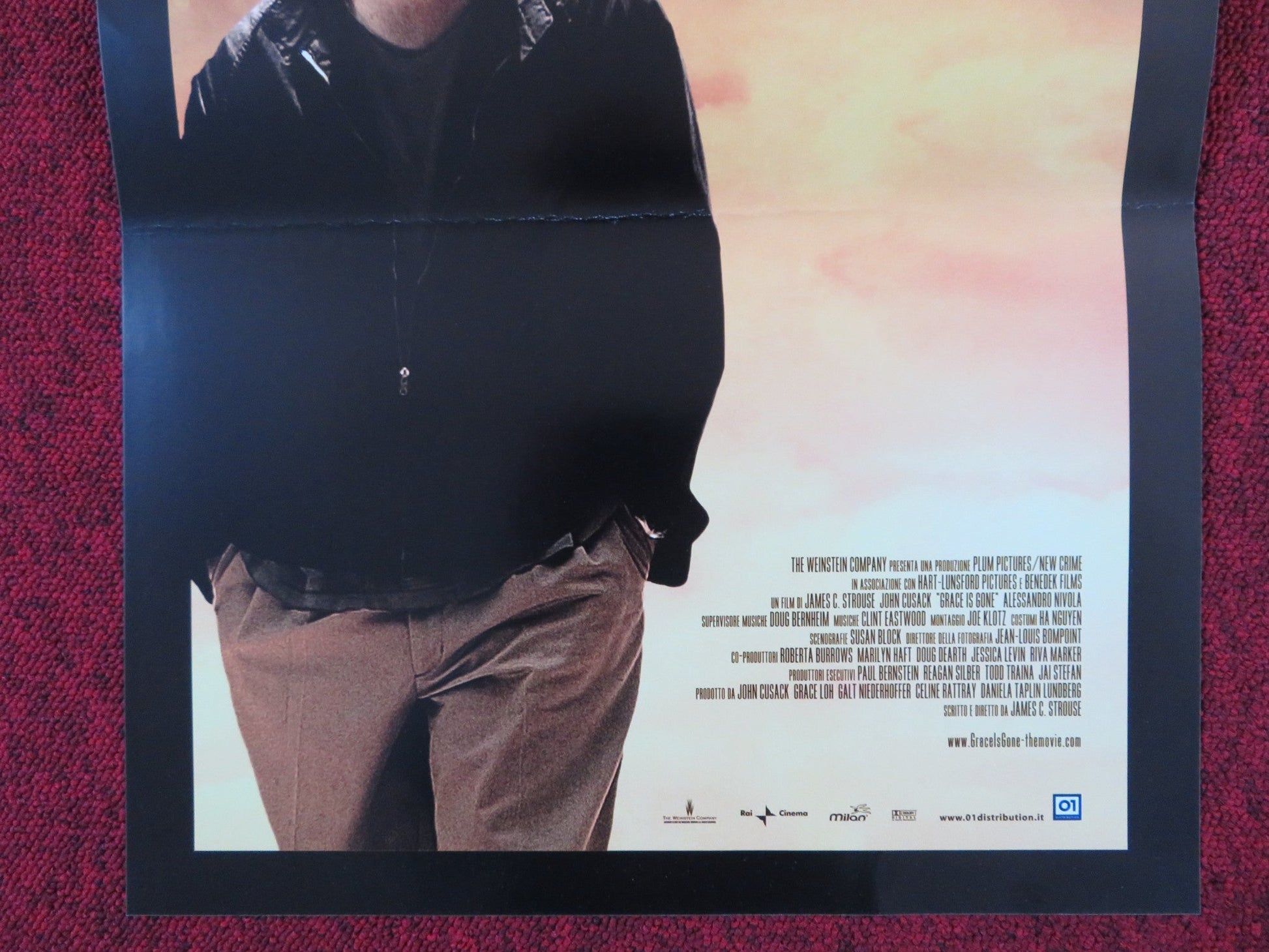 GRACE IS GONE ITALIAN LOCANDINA POSTER JOHN CUSACK EMILY CHURCHILL 2007 Rendezvous Cinema Movie posters