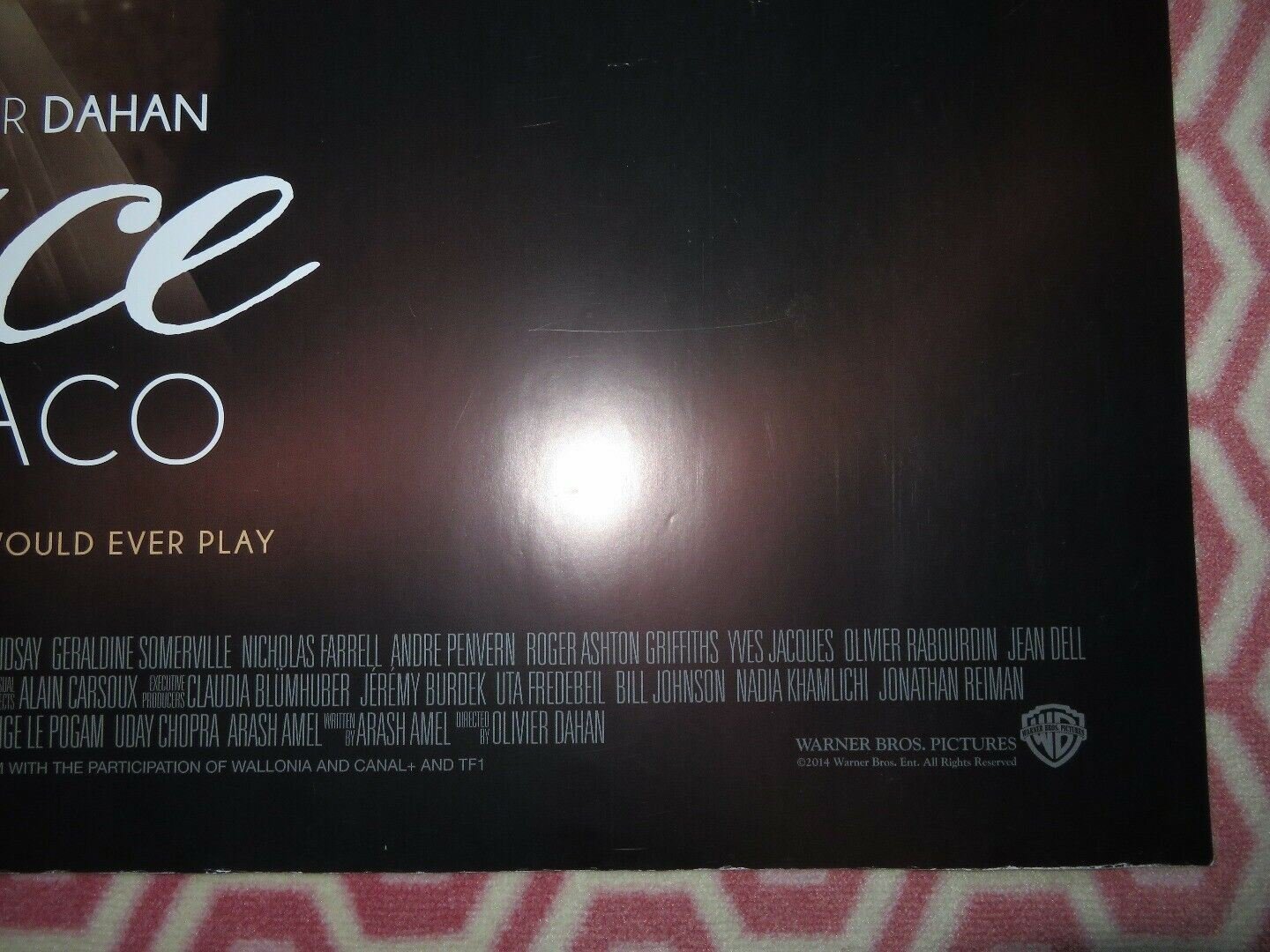 GRACE OF MONACO QUAD (30"x 40") ROLLED POSTER NICOLE KIDMAN TIM ROTH GRACE KELLY Rendezvous Cinema Movie posters