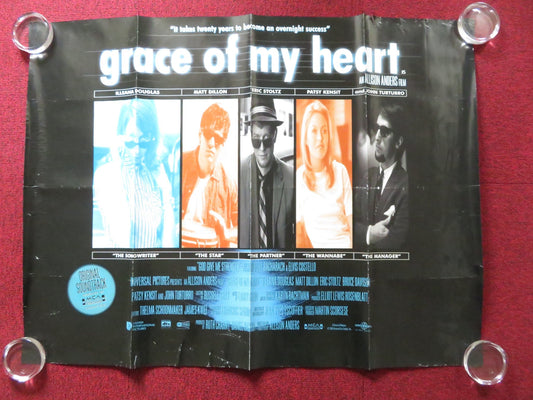 GRACE OF MY HEART UK QUAD (30"x 40") ROLLED POSTER I. DOUGLAS PATSY KENSIT 1996 Rendezvous Cinema Movie posters
