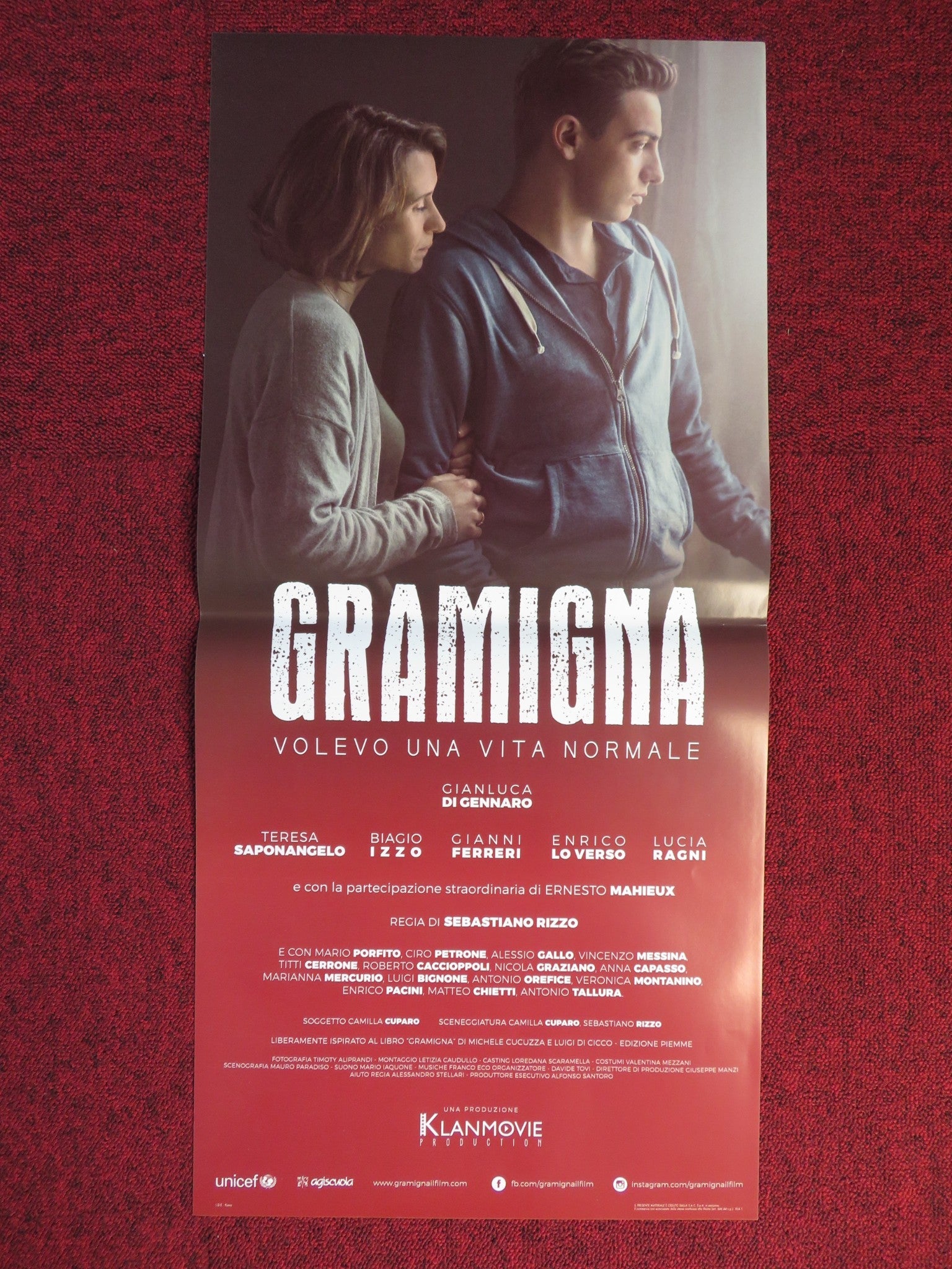 GRAMIGNA ITALIAN LOCANDINA POSTER GIANLUCA DI GENNARO TERESA SAPONANGELO 2017 Rendezvous Cinema Movie posters
