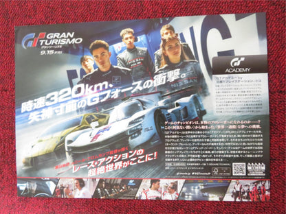 GRAN TURISMO JAPANESE CHIRASHI (B5) POSTER DAVID HARBOUR ORLANDO BLOOM 2023 Rendezvous Cinema Movie posters