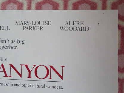 GRAND CANYON US ONE SHEET ROLLED POSTER DANNY GLOVER STEVE MARTIN KEVIN KLINE Rendezvous Cinema Movie posters