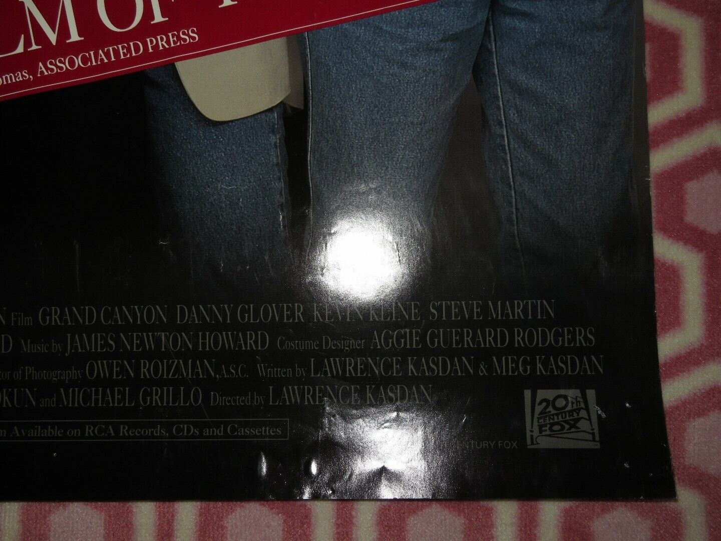 GRAND CANYON US ONE SHEET ROLLED POSTER DANNY GLOVER STEVE MARTIN KEVIN KLINE Rendezvous Cinema Movie posters