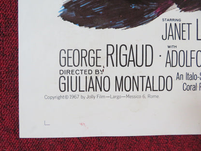 GRAND SLAM FOLDED US ONE SHEET POSTER JANET LEIGH ROBERT HOFFMAN 1967 Rendezvous Cinema Movie posters