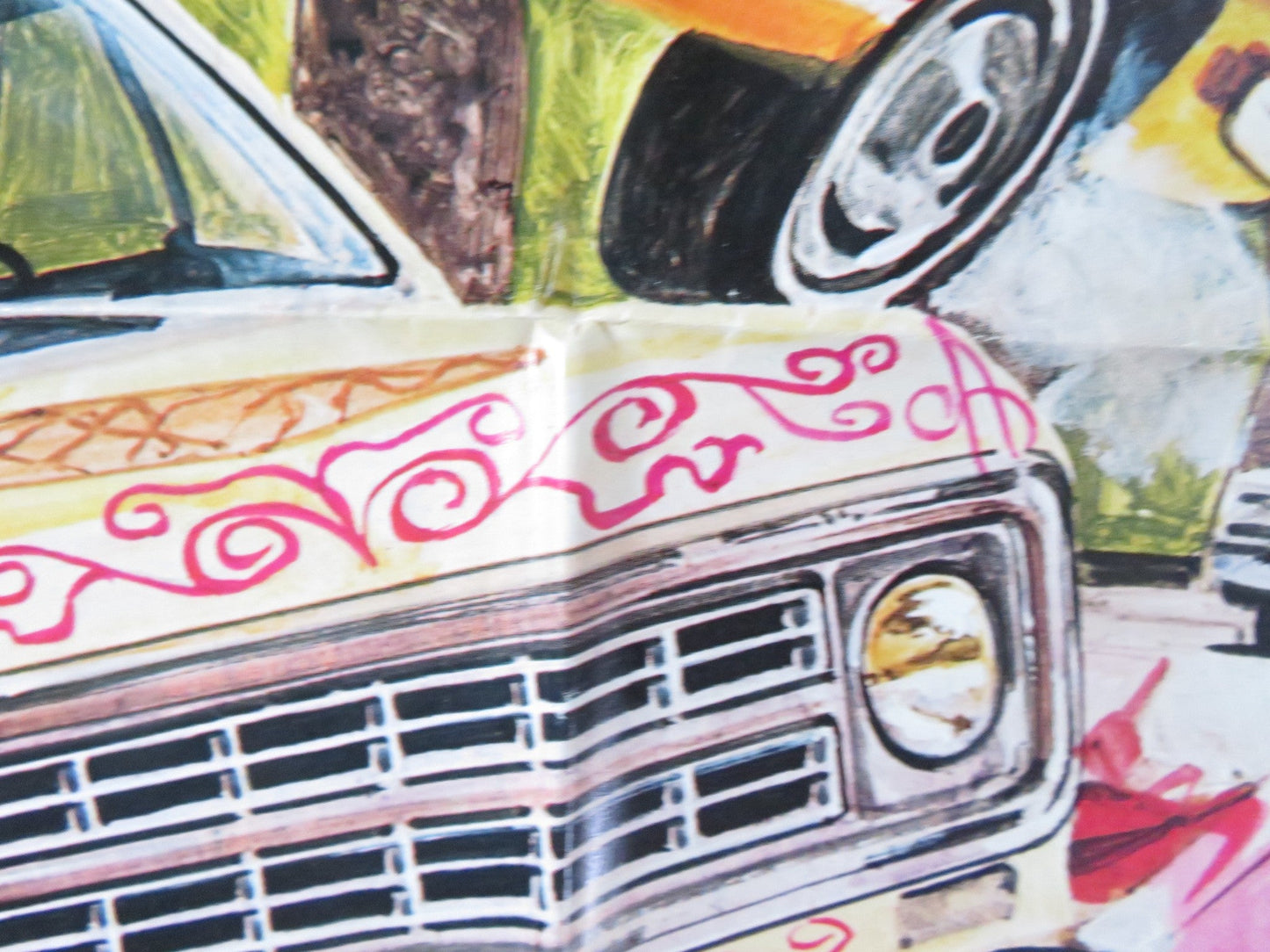 GRAND THEFT AUTO FOLDED US ONE SHEET POSTER RON HOWARD NANCY MORGAN 1977 Rendezvous Cinema Movie posters