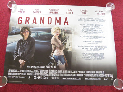 GRANDMA UK QUAD ROLLED POSTER LILY TOMLIN JUDY GREER 2015 Rendezvous Cinema Movie posters