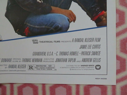 GRANDVIEW U.S.A US ONE SHEET POSTER JAMIE LEE CURTIS PATRICK SWAYZE Movie posters