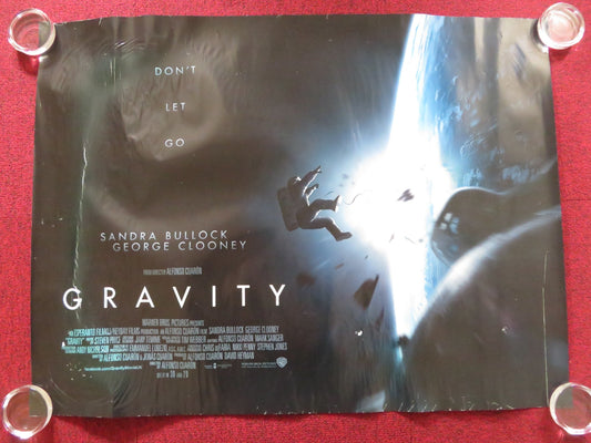 GRAVITY - B UK QUAD (30"x 40") ROLLED POSTER SANDRA BULLOCK GEORGE CLOONEY 2013 Rendezvous Cinema Movie posters