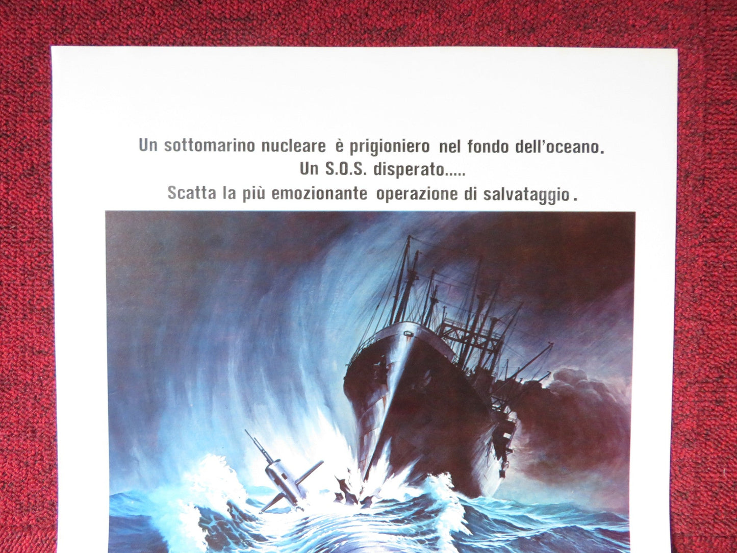 GRAY LADY DOWN ITALIAN LOCANDINA POSTER CHARLTON HESTON DAVID CARRADINE 1978 Rendezvous Cinema Movie posters