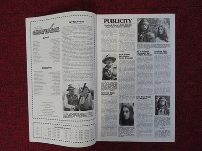GRAYEAGLE UNCUT AMERICAN INTERNATIONAL PRESS BOOK BEN JOHNSON LANA WOOD 1977 Rendezvous Cinema Movie posters