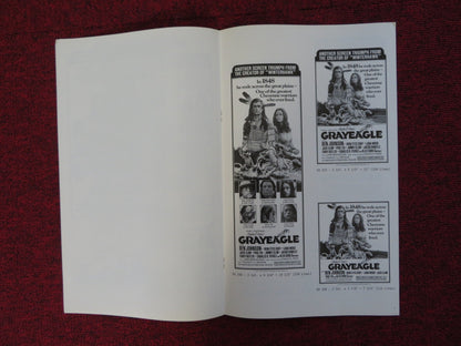 GRAYEAGLE UNCUT AMERICAN INTERNATIONAL PRESS BOOK BEN JOHNSON LANA WOOD 1977 Rendezvous Cinema Movie posters