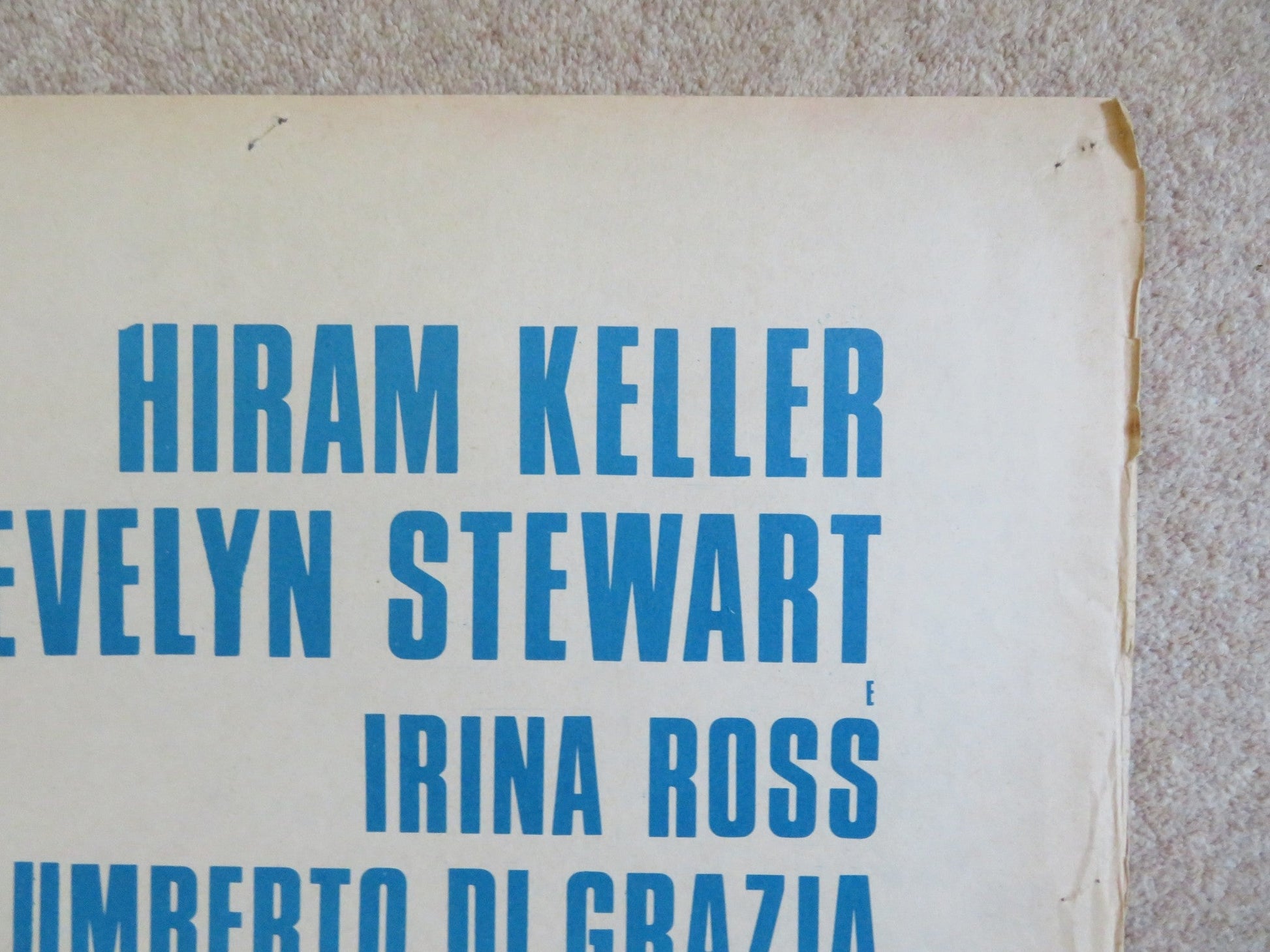 GRAZIE SIGNORE P.... ITALIAN 2 FOGLIO POSTER HIRAM KELLER EVELYN STEWART 1972 Rendezvous Cinema Movie posters