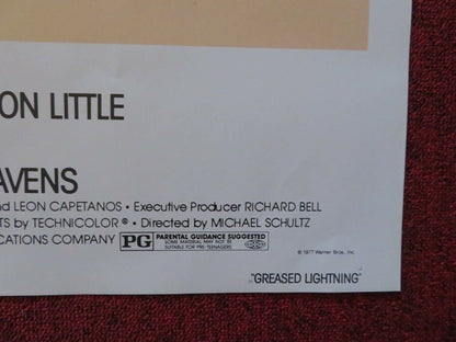 GREASED LIGHTNING FOLDED US ONE SHEET POSTER R.PRYOR BEAU BRIDGES 1977 Movie posters