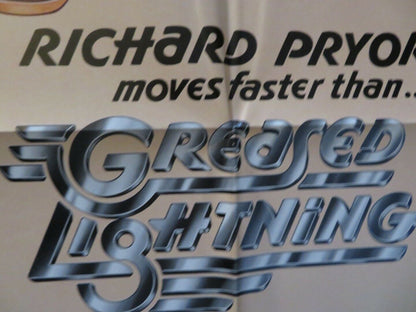 GREASED LIGHTNING FOLDED US ONE SHEET POSTER R.PRYOR BEAU BRIDGES 1977 Movie posters
