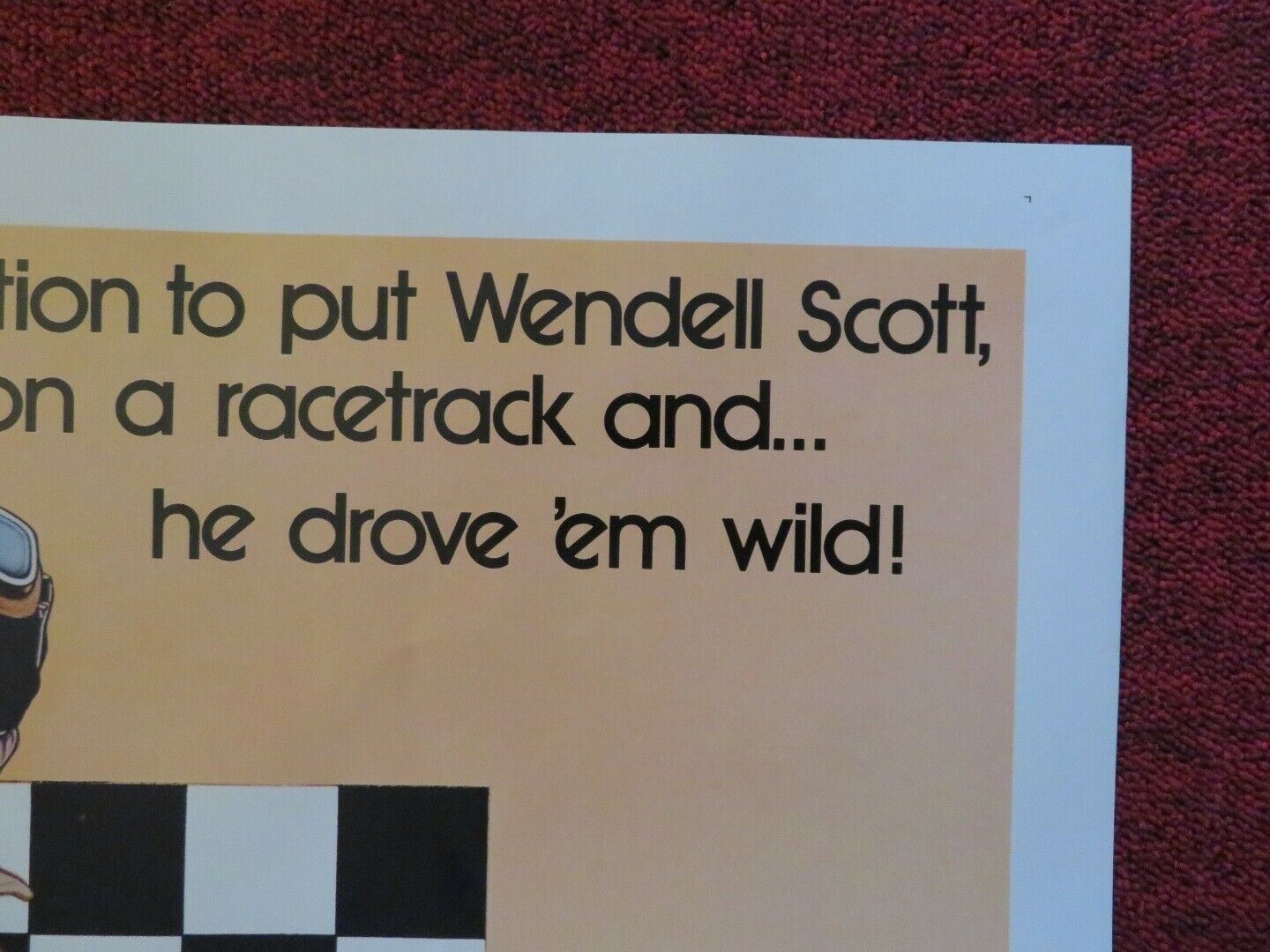 GREASED LIGHTNING FOLDED US ONE SHEET POSTER R.PRYOR BEAU BRIDGES 1977 Movie posters