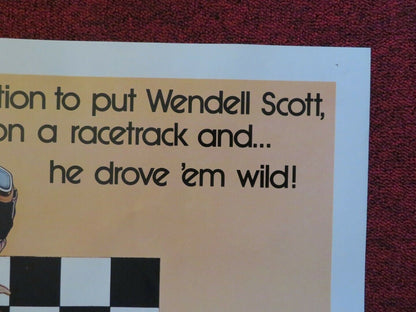GREASED LIGHTNING FOLDED US ONE SHEET POSTER R.PRYOR BEAU BRIDGES 1977 Movie posters