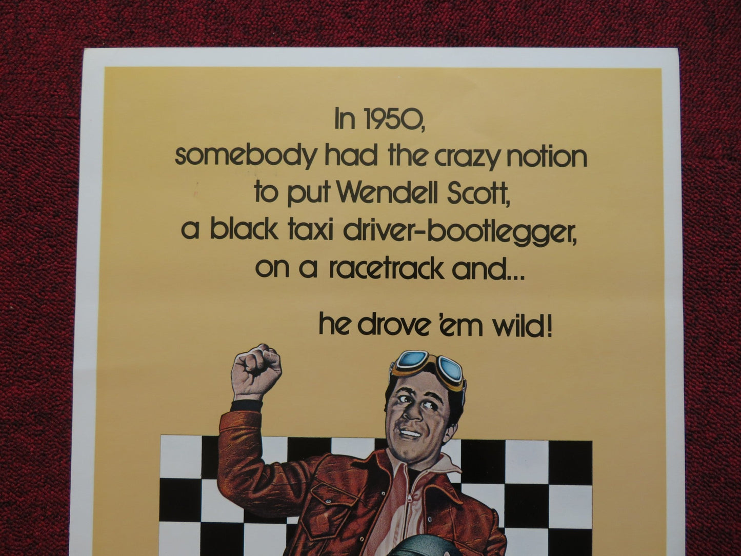 GREASED LIGHTNING US INSERT (14"x 36") POSTER RICHARD PRYOR BEAU BRIDGES 1977 Rendezvous Cinema Movie posters