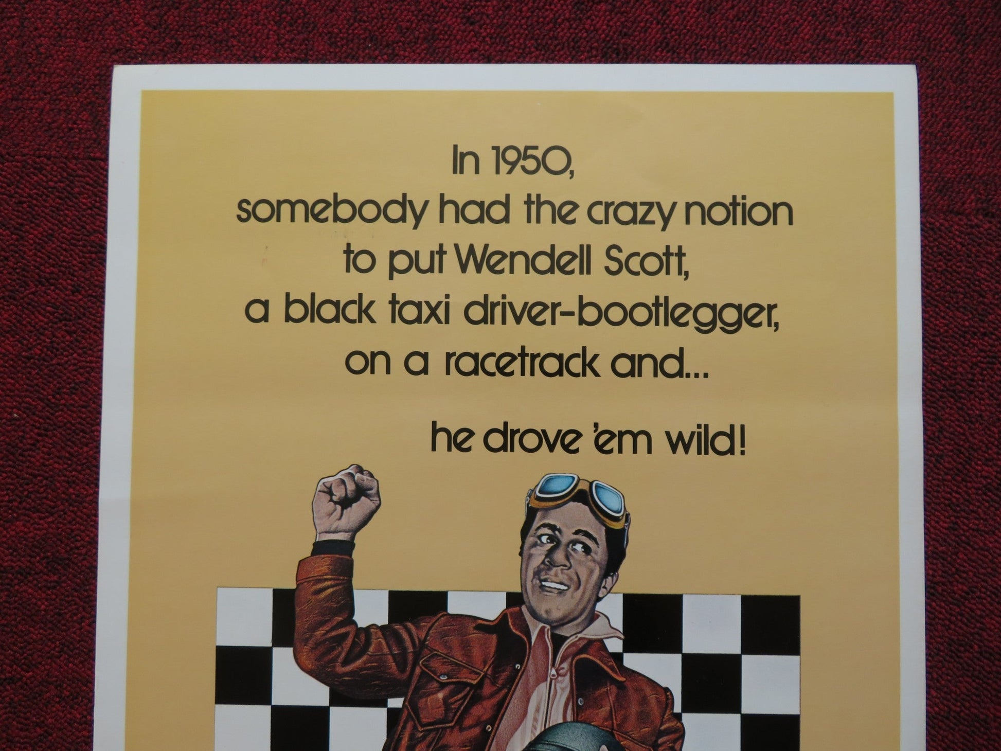 GREASED LIGHTNING US INSERT (14"x 36") POSTER RICHARD PRYOR BEAU BRIDGES 1977 Rendezvous Cinema Movie posters