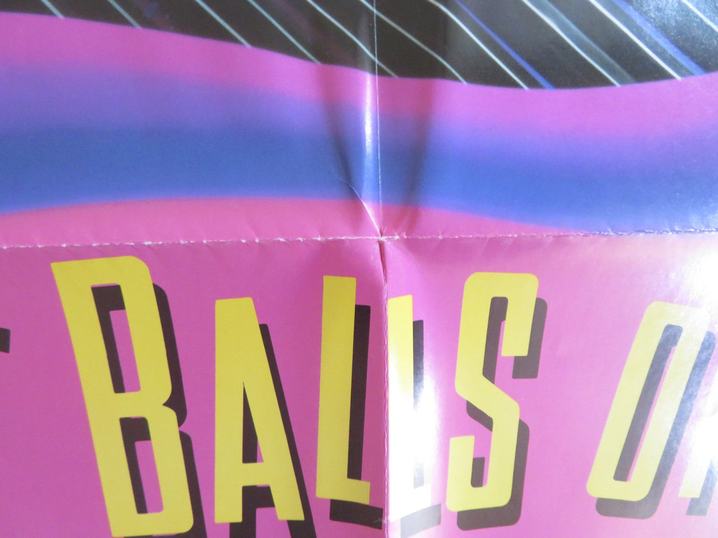 GREAT BALLS OF FIRE! FOLDED US ONE SHEET POSTER DENNIS QUAID WINONA RYDER 1989 Rendezvous Cinema Movie posters