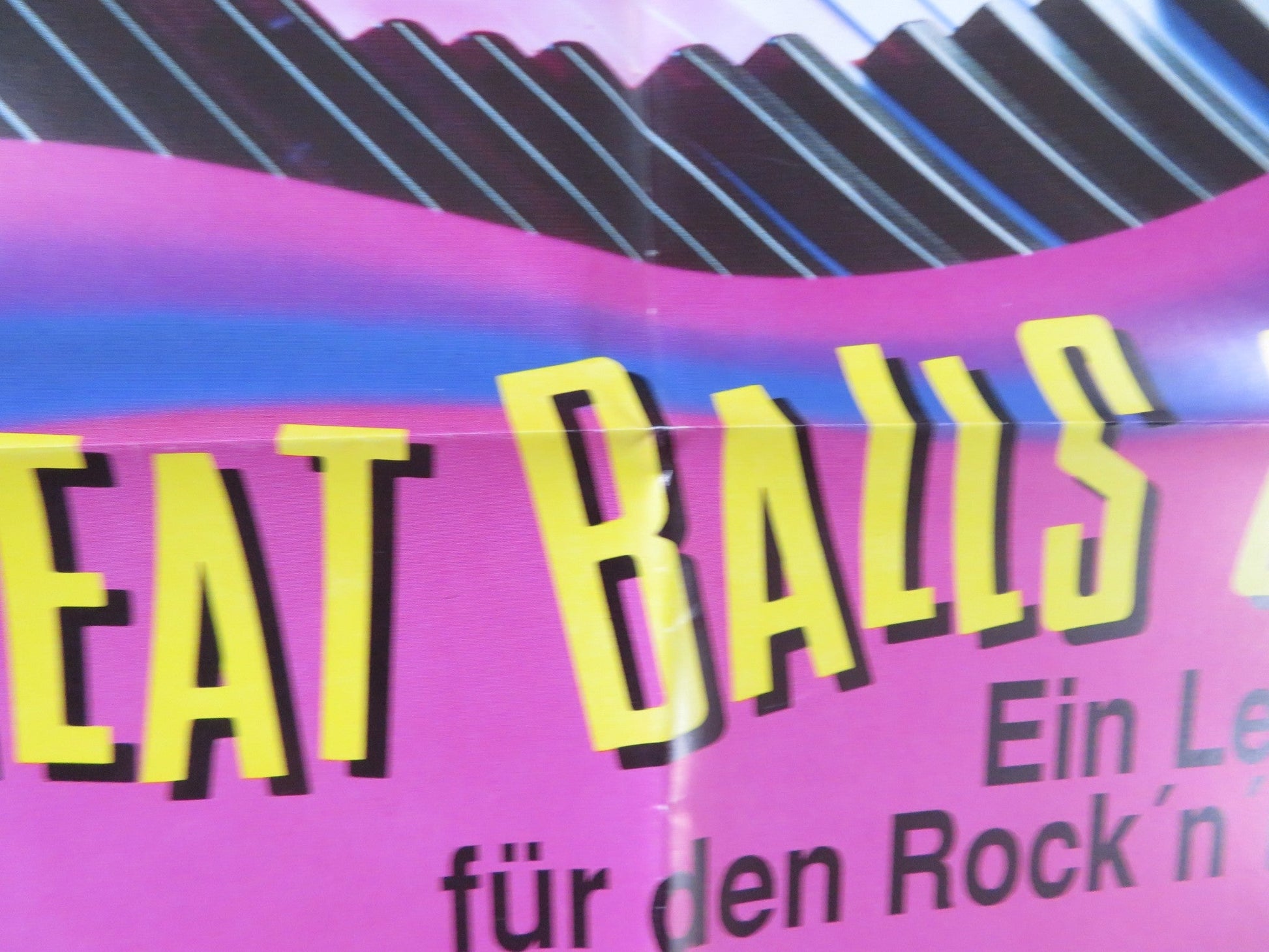 GREAT BALLS OF FIRE! GERMAN A1 POSTER DENNIS QUAID WINONA RYDER 1989 Rendezvous Cinema Movie posters