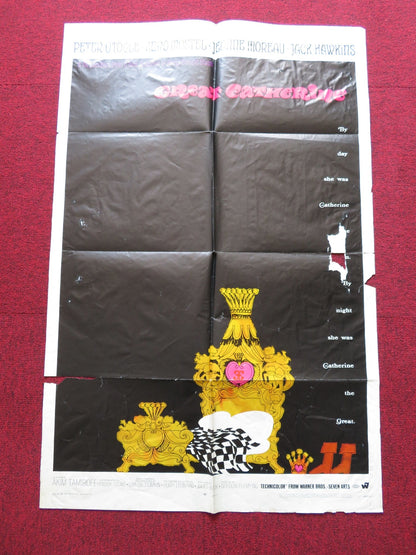 GREAT CATHERINE FOLDED US ONE SHEET POSTER PETER O'TOOLE ZERO MOSTEL 1968 Rendezvous Cinema Movie posters