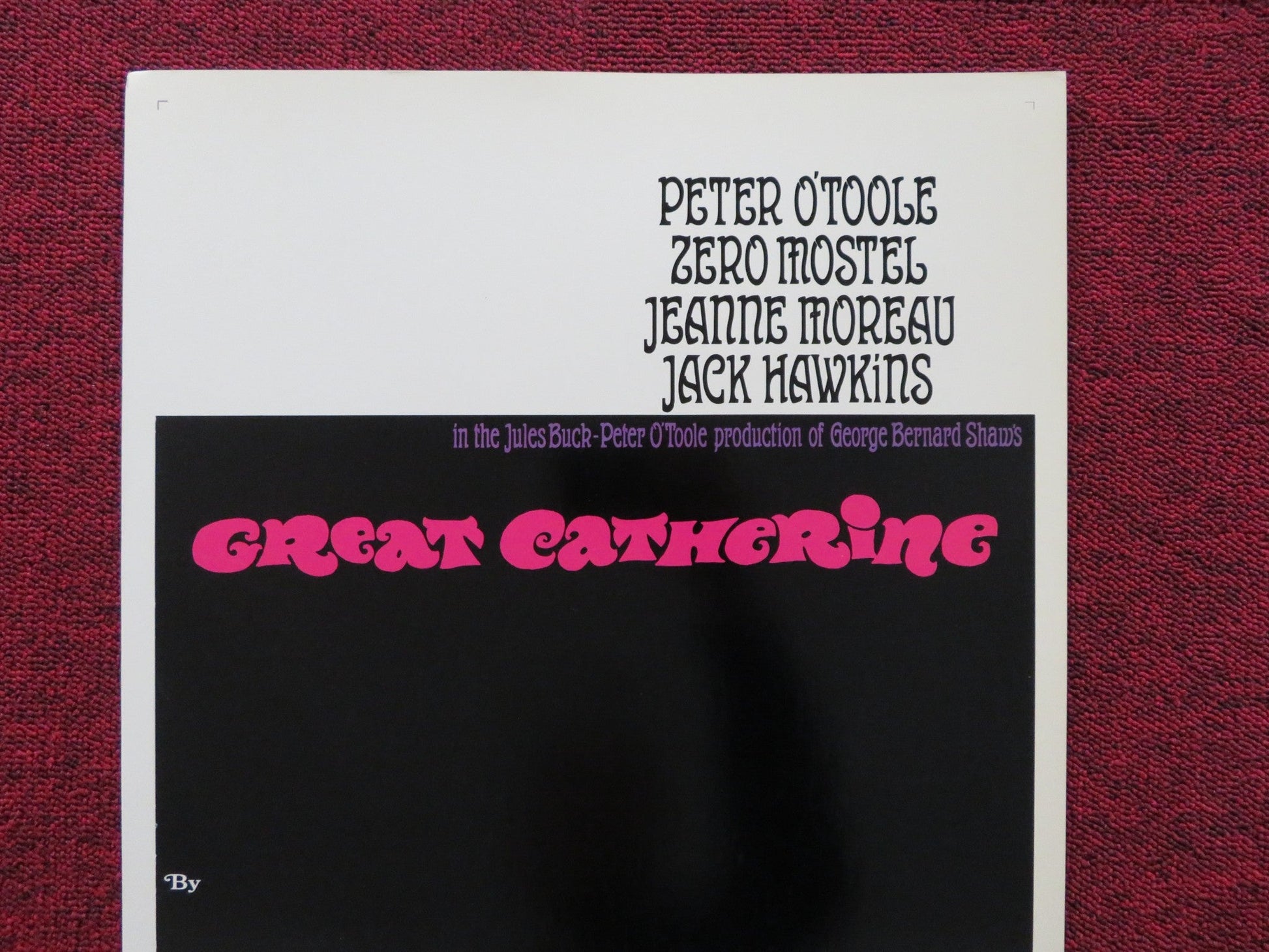 GREAT CATHERINE US INSERT (14"x 36") POSTER PETER O'TOOLE ZERO MOSEL 1968 Rendezvous Cinema Movie posters