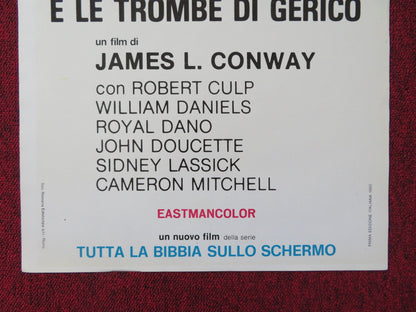 GREATEST HEROES OF THE BIBLE - JOSHUA & JERICO ITALIAN LOCANDINA POSTER 1980 Rendezvous Cinema Movie posters