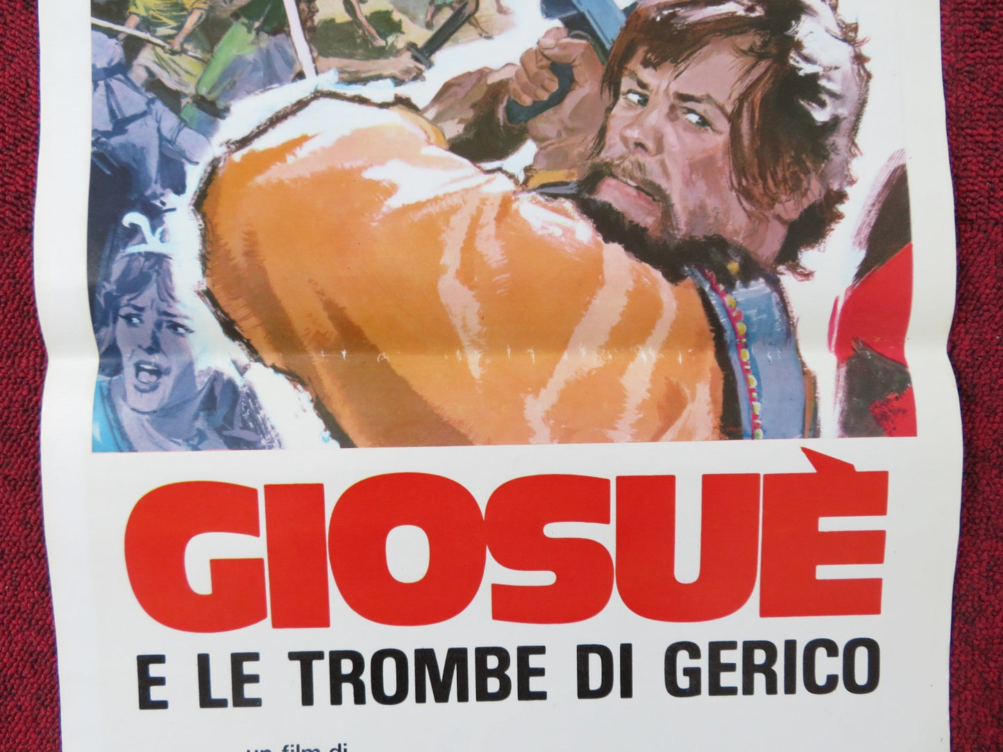 GREATEST HEROES OF THE BIBLE - JOSHUA & JERICO ITALIAN LOCANDINA POSTER 1980 Rendezvous Cinema Movie posters