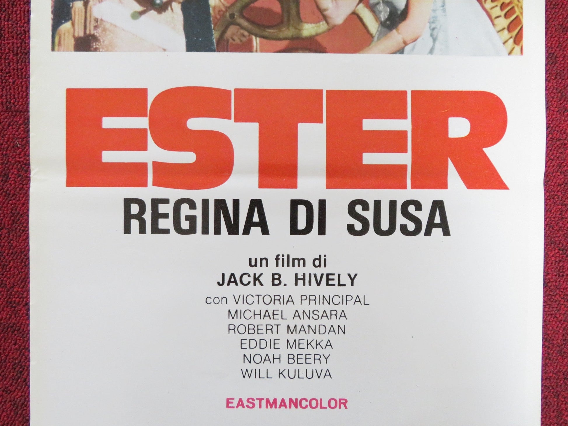 GREATESTS HEROES OF THE BIBLE - THE STORY OF ESTER ITALIAN LOCANDINA POSTER 1980 Rendezvous Cinema Movie posters
