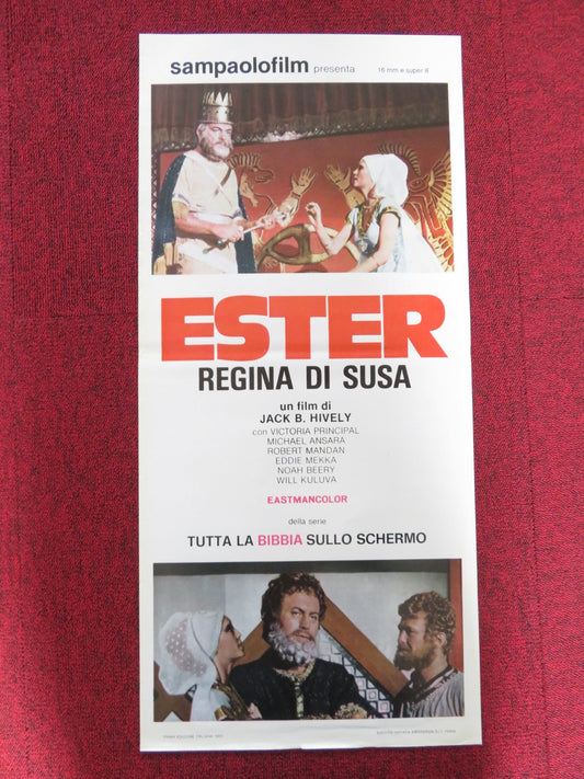 GREATESTS HEROES OF THE BIBLE - THE STORY OF ESTER ITALIAN LOCANDINA POSTER 1980 Rendezvous Cinema Movie posters