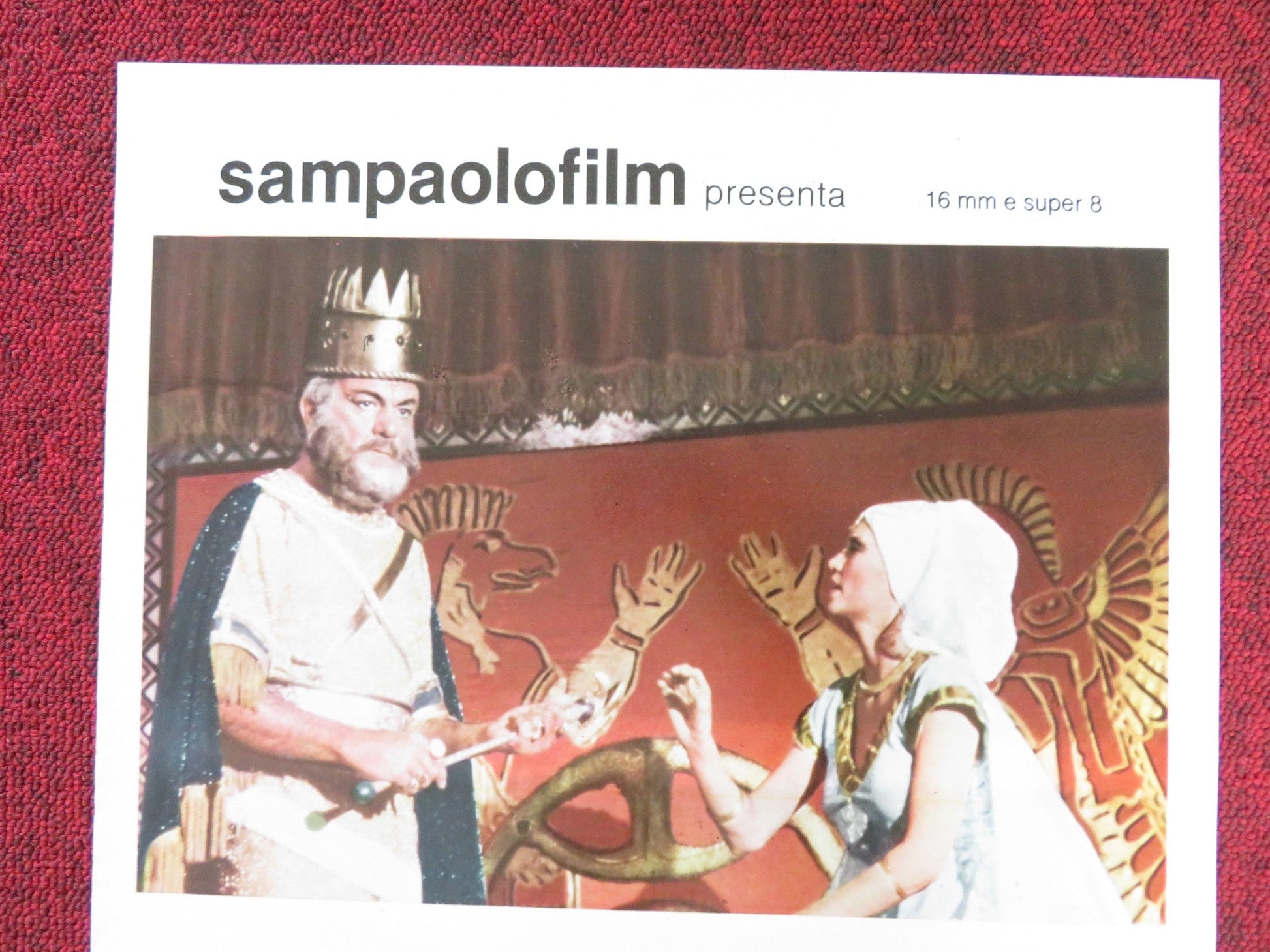 GREATESTS HEROES OF THE BIBLE - THE STORY OF ESTER ITALIAN LOCANDINA POSTER 1980 Rendezvous Cinema Movie posters