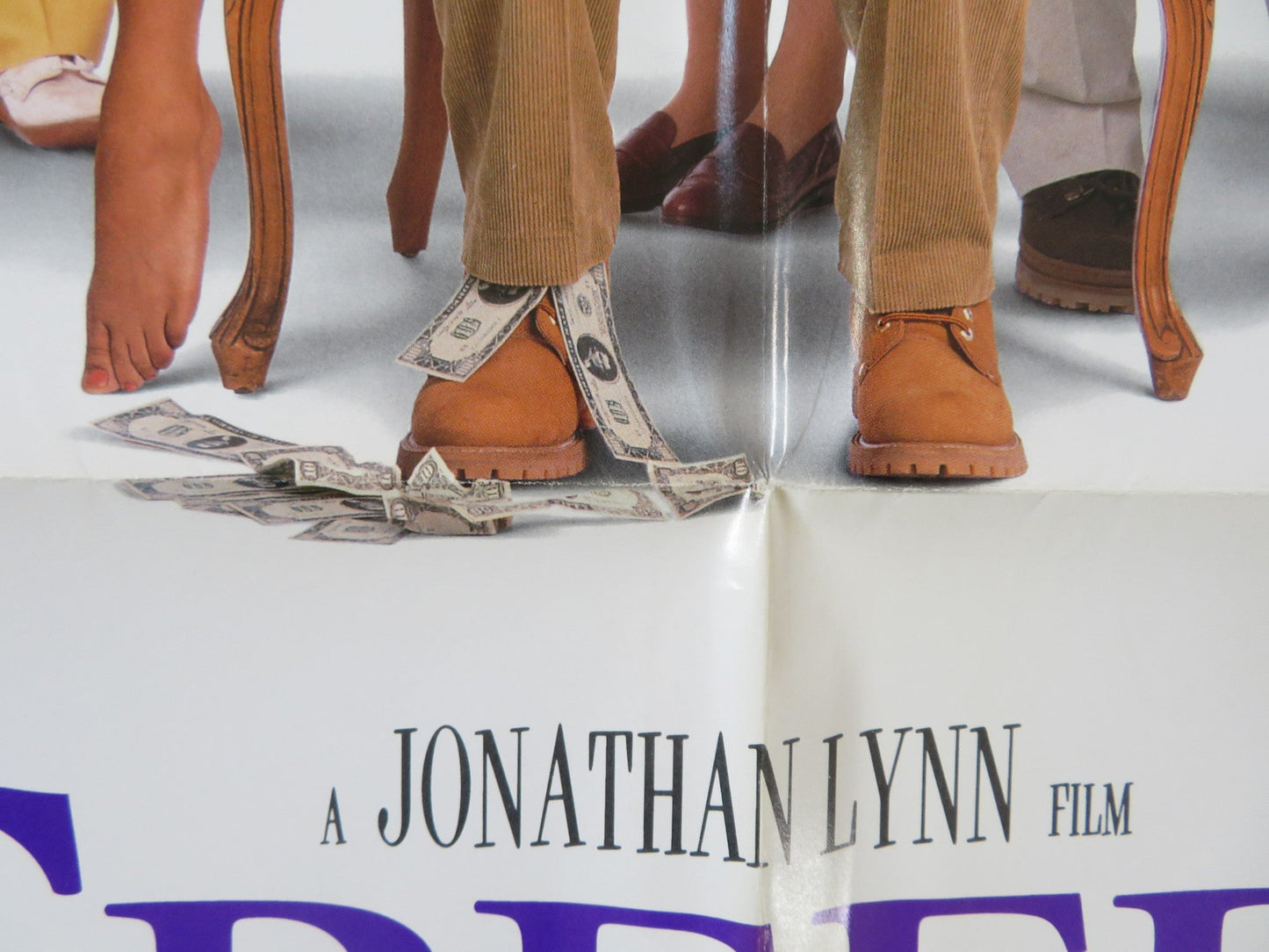 GREEDY FOLDED US ONE SHEET POSTER MICHAEL J. FOX KIRK DOUGLAS 1994 Rendezvous Cinema Movie posters