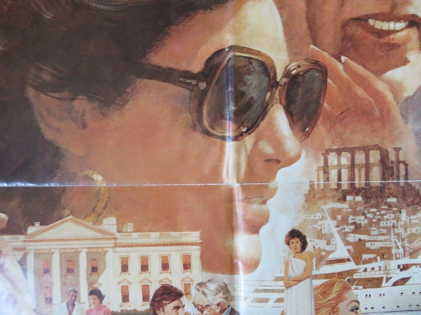 GREEK TYCOON FOLDED US ONE SHEET POSTER ANTHONY QUINN JACQUELINE BISSET 1978 Movie posters