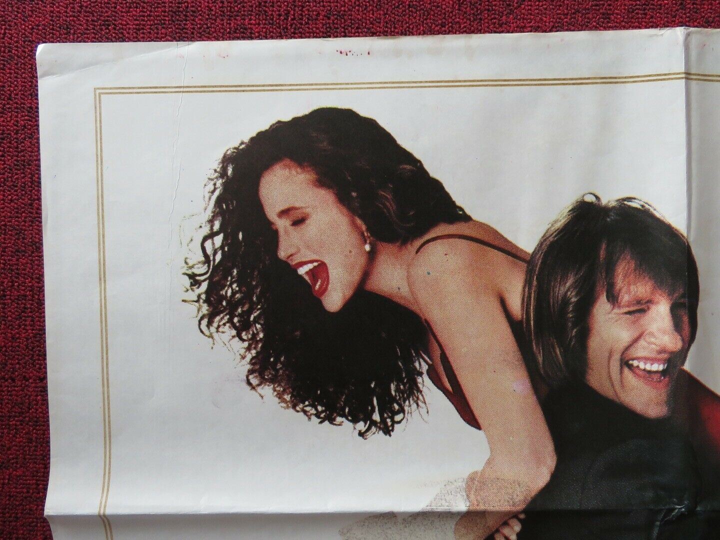 GREEN CARD ARGENTINA ONE SHEET FOLDED POSTER GERARD DEPARDIEU ANDIE MACDOWELL Movie posters