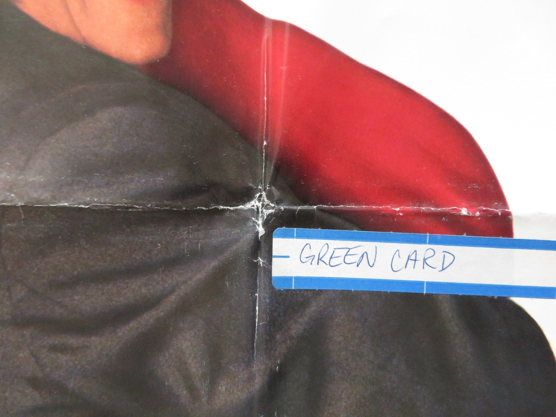 GREEN CARD FOLDED US ONE SHEET POSTER GERARD DEPARDIEU ANDIE MACDOWELL 1990 Rendezvous Cinema Movie posters