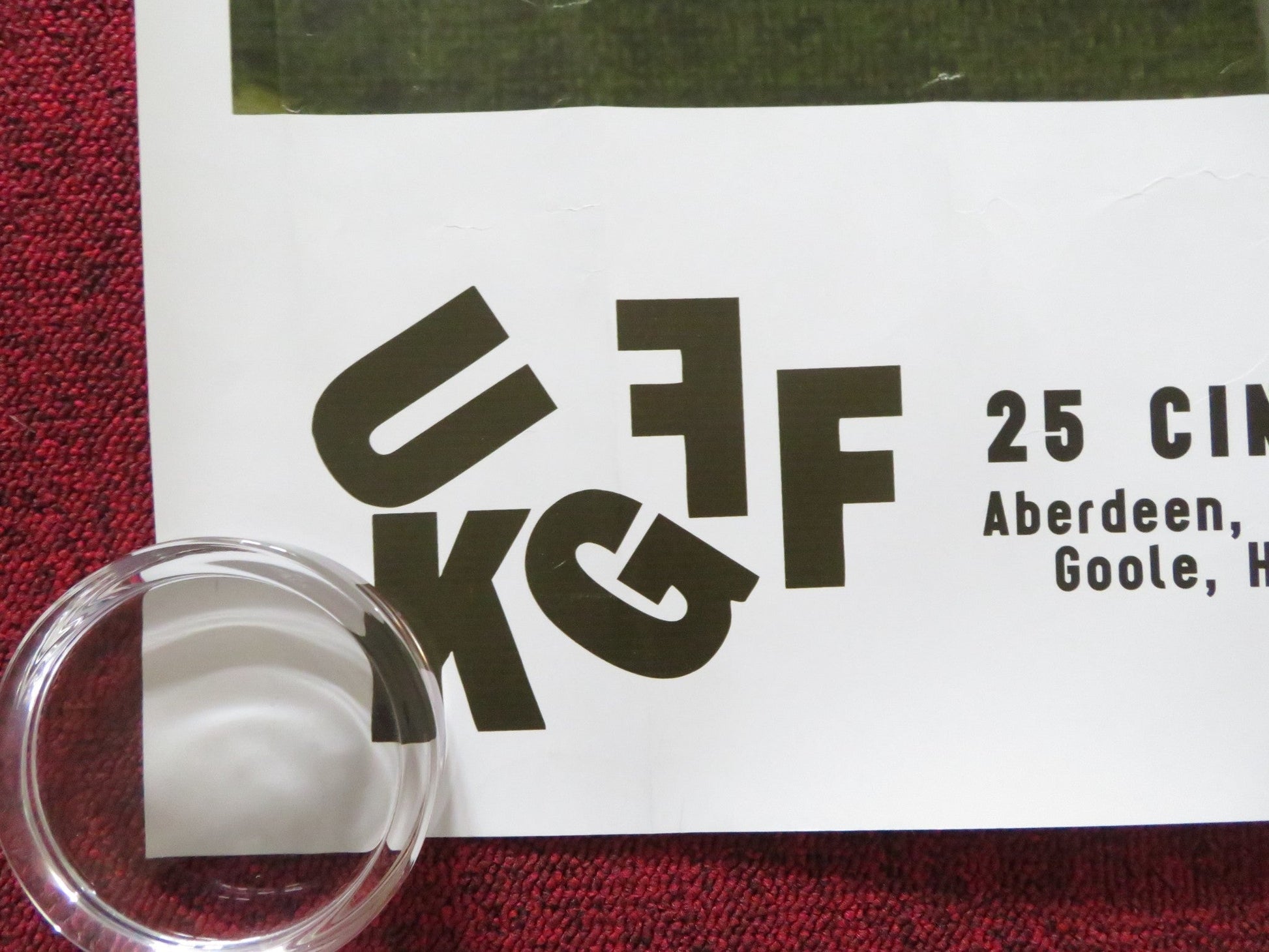 GREEN FILM FESTIVAL UK QUAD (30"x 40") ROLLED POSTER 2015 Rendezvous Cinema Movie posters