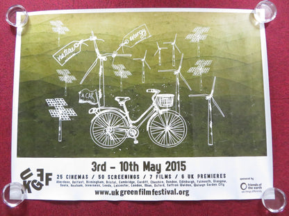 GREEN FILM FESTIVAL UK QUAD (30"x 40") ROLLED POSTER 2015 Rendezvous Cinema Movie posters