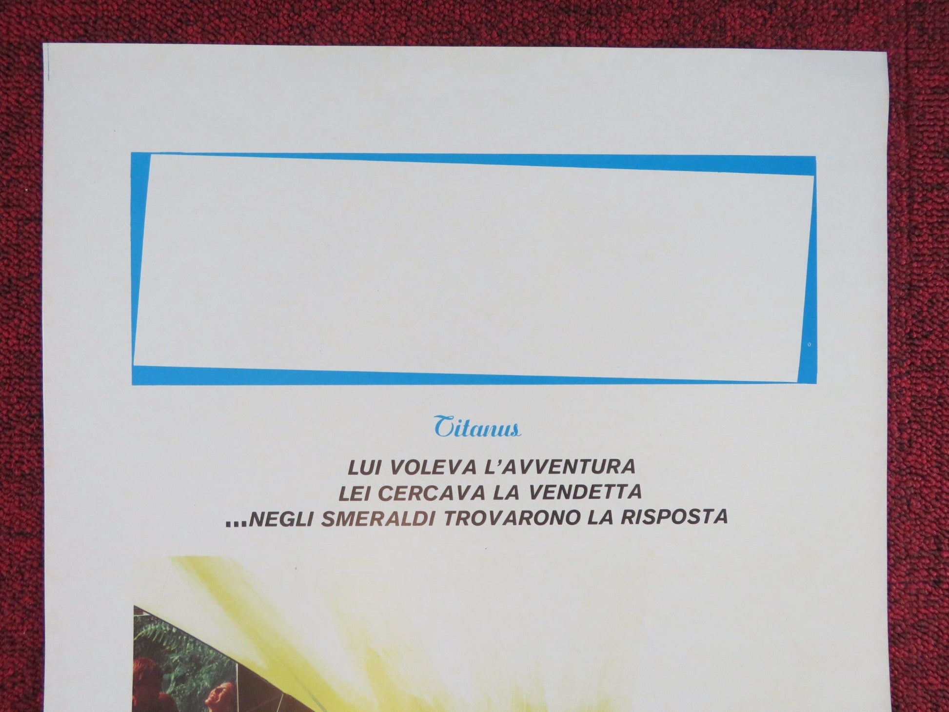 GREEN ICE ITALIAN LOCANDINA POSTER RYAN O'NEAL ANNE ARCHER 1981 Rendezvous Cinema Movie posters