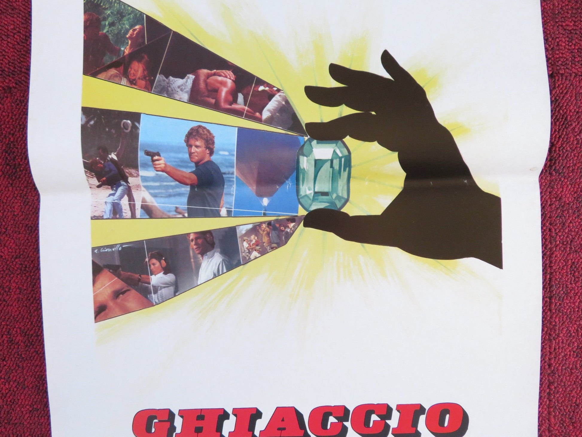 GREEN ICE ITALIAN LOCANDINA POSTER RYAN O'NEAL ANNE ARCHER 1981 Rendezvous Cinema Movie posters