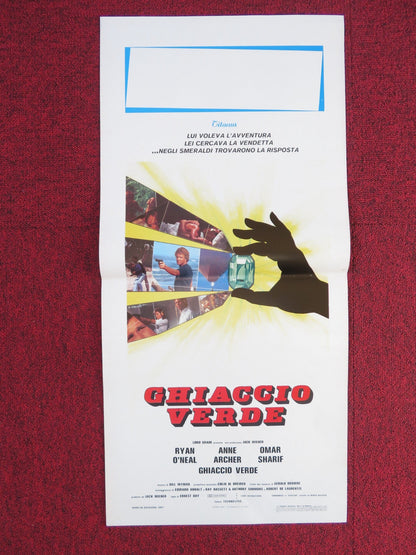 GREEN ICE ITALIAN LOCANDINA POSTER RYAN O'NEAL ANNE ARCHER 1981 Rendezvous Cinema Movie posters