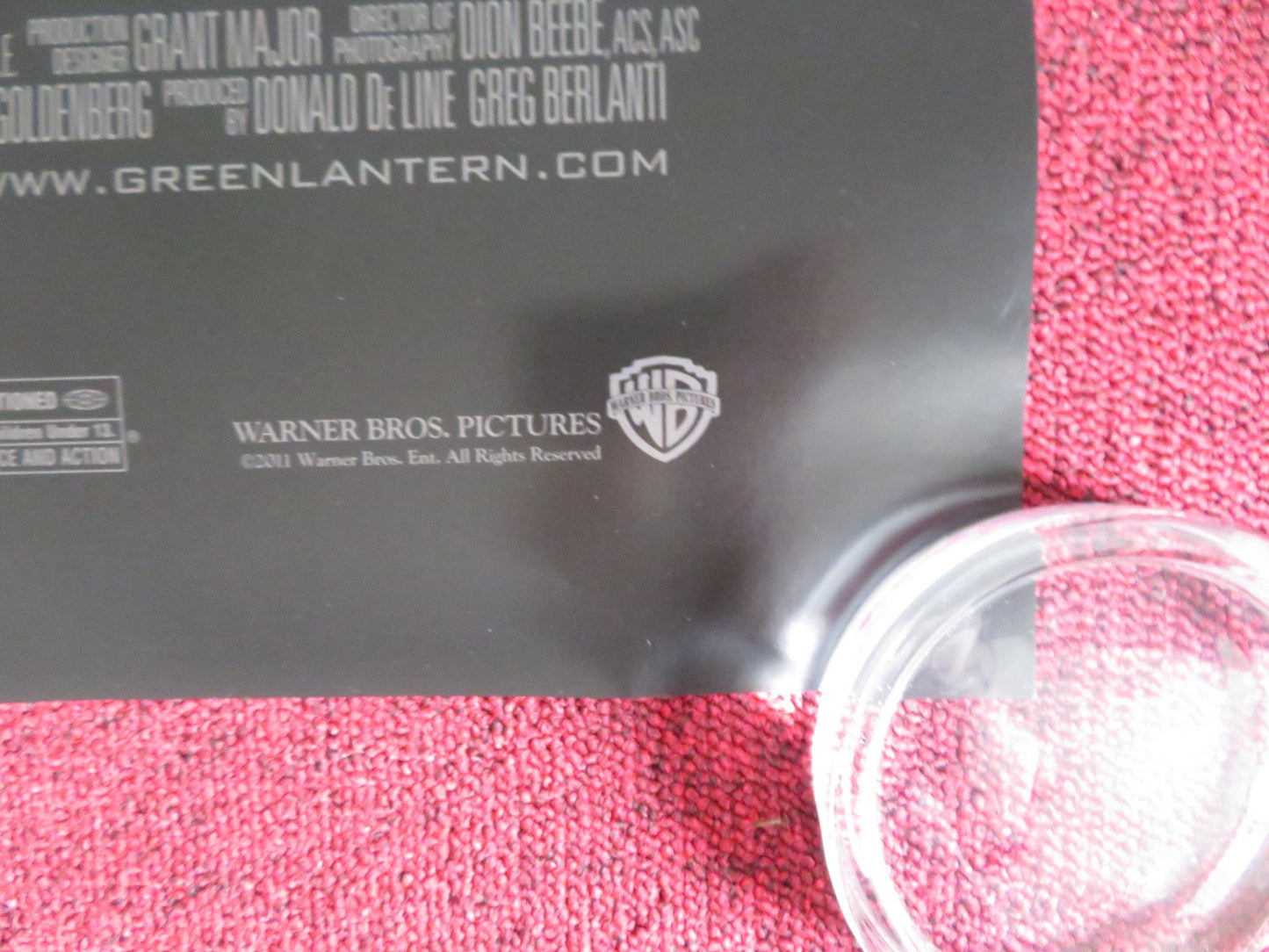 GREEN LANTERN US ONE SHEET ROLLED POSTER RYAN REYNOLDS BLAKE LIVELY 2011 Rendezvous Cinema Movie posters