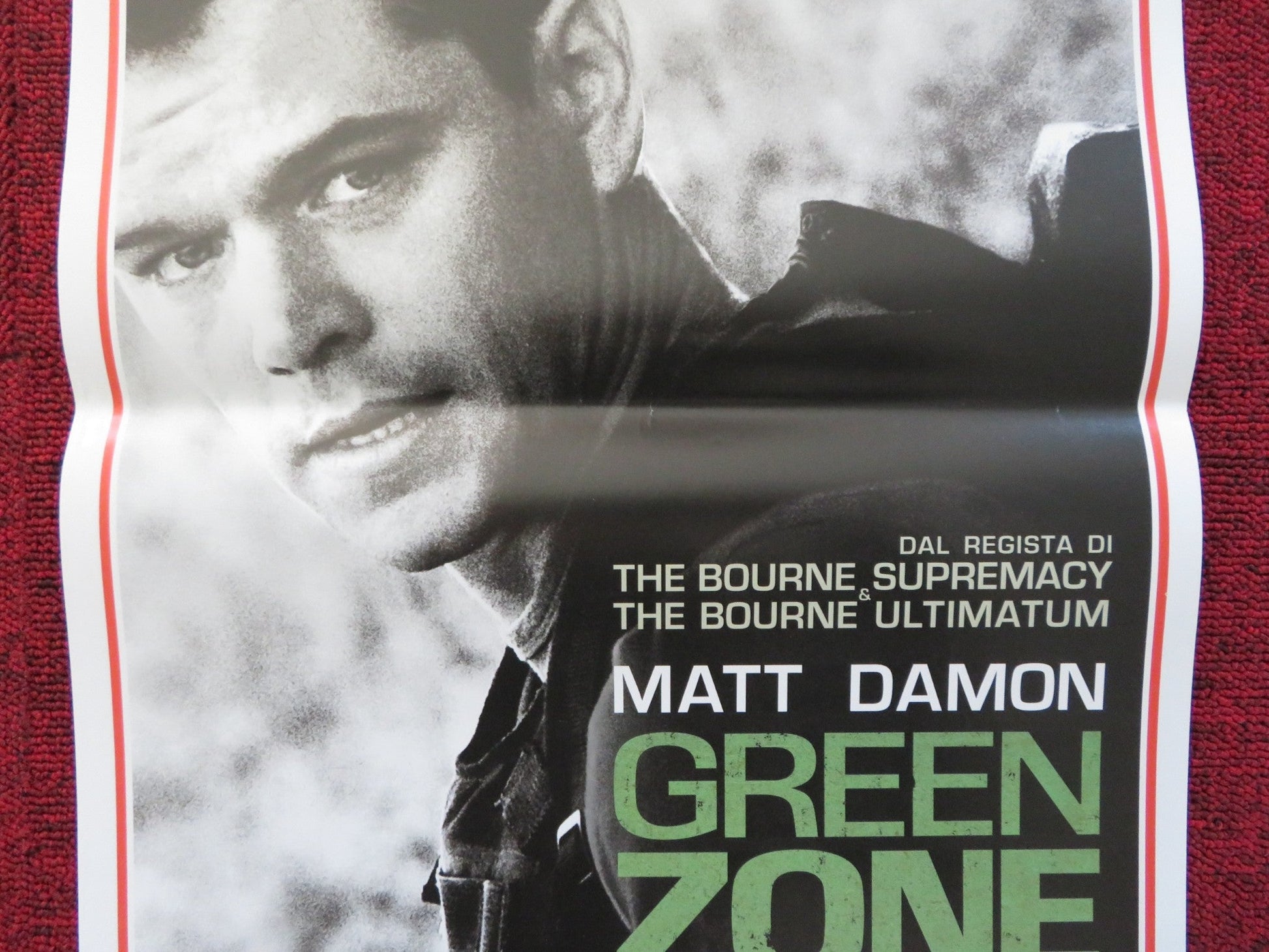 GREEN ZONE ITALIAN LOCANDINA POSTER MATT DAMON IGAL NAOR 2010 Rendezvous Cinema Movie posters