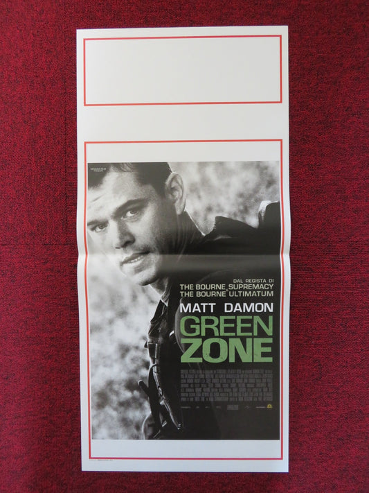 GREEN ZONE ITALIAN LOCANDINA POSTER MATT DAMON IGAL NAOR 2010 Rendezvous Cinema Movie posters