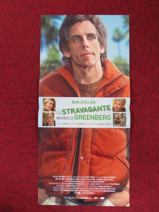GREENBERG ITALIAN LOCANDINA (26.5"x12.5") POSTER BEN STILLER RHYS IFANS 2010 Movie posters