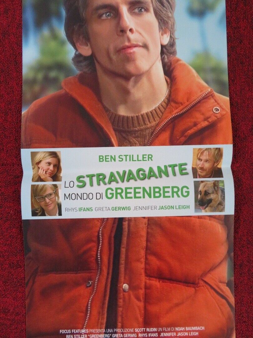 GREENBERG ITALIAN LOCANDINA (26.5"x12.5") POSTER BEN STILLER RHYS IFANS 2010 Movie posters